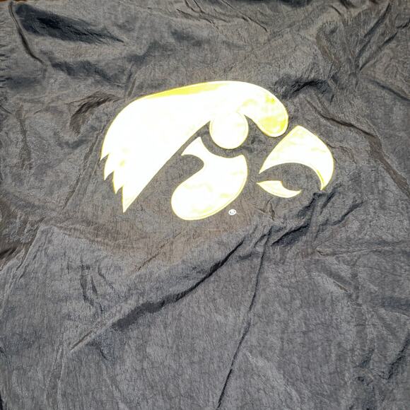 VTG NCAA IOWA HAWKEYES UNIVERSITY STARTER PUFFER JACKET FULL ZIP SIZE L - Picture 3 of 5